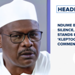 Ndume breaks silence, says he stands by his ‘kleptocrats’ comment and more