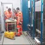 Workers repair French railways damaged by vandalisms