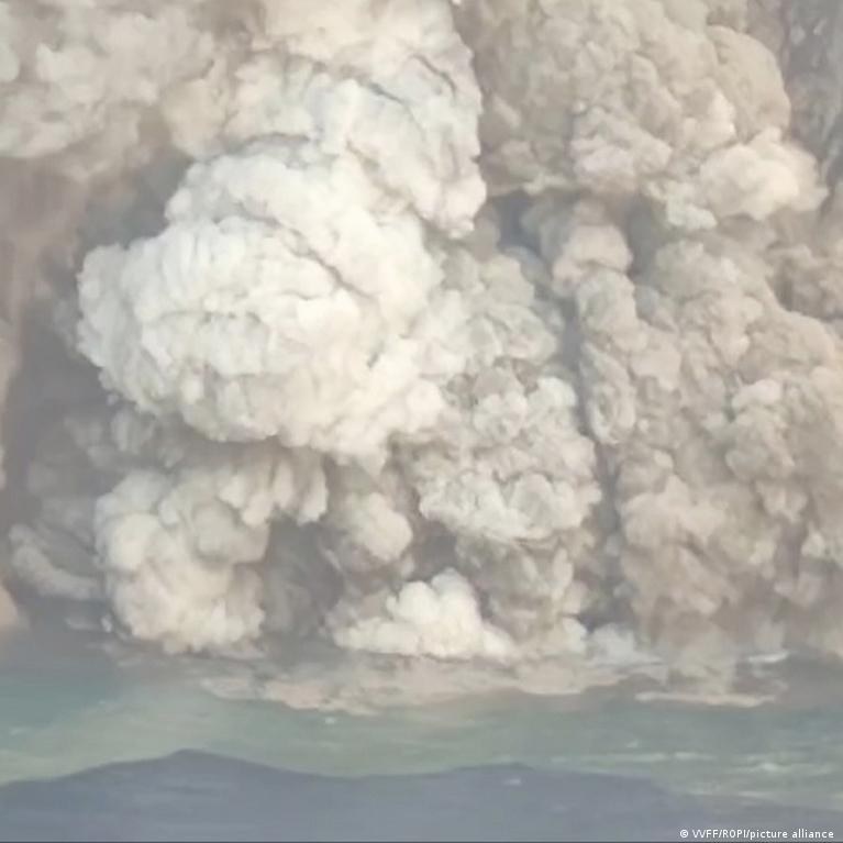 Mount Stromboli erupts