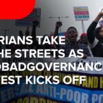 Nigerians take to the streets as #Endbadgovernance begins