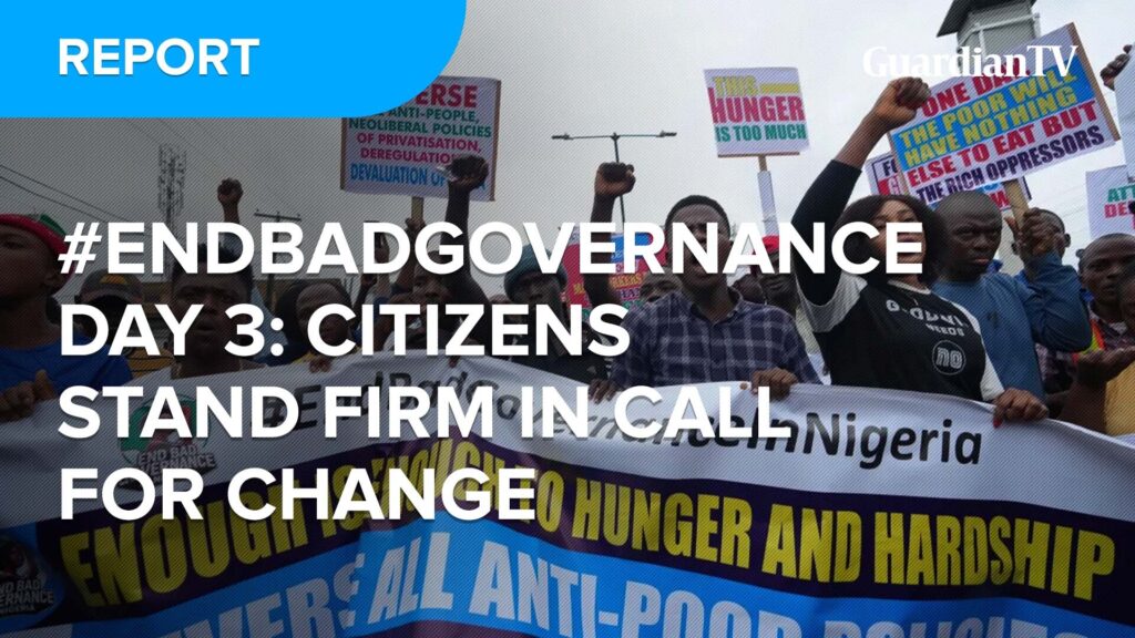 #Endbadgovernance day 3: Citizens continue in call for change